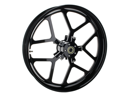 23in. x 3.75in. VRXE/Night Rod Replica Wheel - Gloss Black. Fits V-Rod 2008-2017. - Hawg Halters