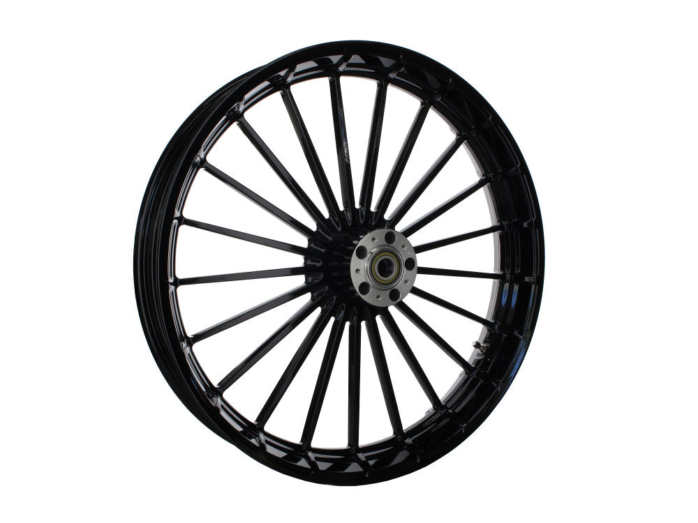 26in. x 3.75in. Ranger/Turbine Replica Wheel - Gloss Black Powdercoat. Fits Breakout 2013up. - Hawg Halters