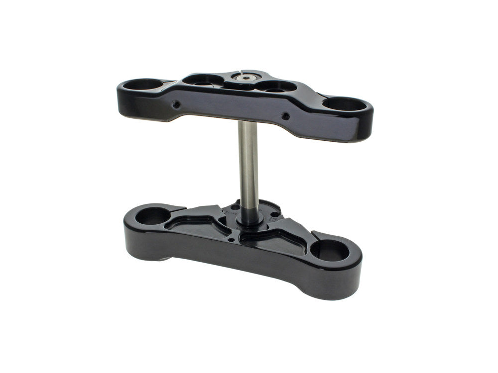 6 Degree Raked Triple Tree Kit - Black. Fits Breakout 2018-2022 with 26in. Wheel Upgrade. - Hawg Halters