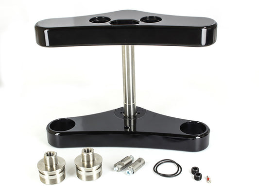 3 Degree Raked Wide Glide Triple Tree Kit - Black. Fits Breakout 2013-2017. - Hawg Halters