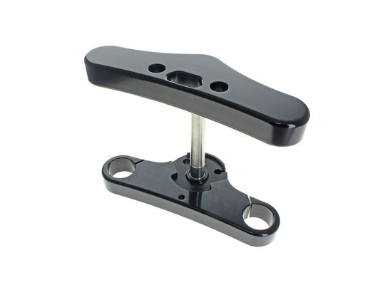 3 Degree Raked Wide Glide Triple Tree Kit - Black. Fits Breakout 2018up. - Hawg Halters