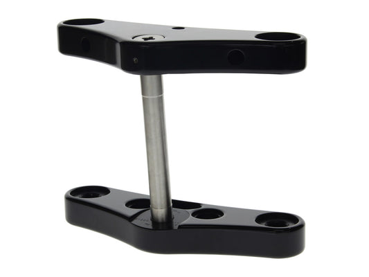 5 Degree Raked Wide Glide Conversion Triple Tree Kit - Black. Fits Rocker 2008-2010 with 23in. Wheel Conversion. - Hawg Halters