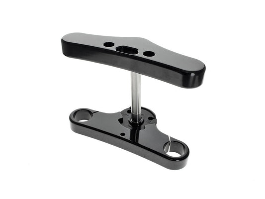 6 Degree Raked Wide Glide Triple Tree Kit - Black. Fits Breakout 2018up. - Hawg Halters