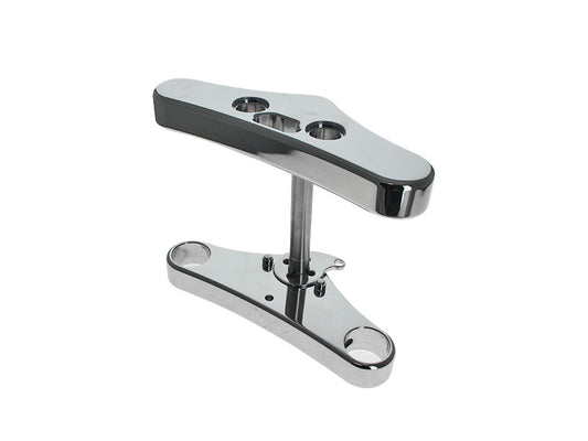 3 Degree Raked Wide Glide Triple Tree Kit - Chrome. Fits Breakout 2018up. - Hawg Halters