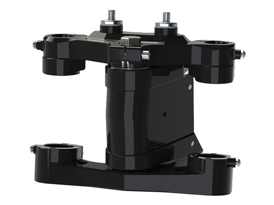 8 Degree Triple Tree Kit - Black. Fits Most Touring 2014-2024 with 26in. Front Wheel Upgrade. - Hawg Halters