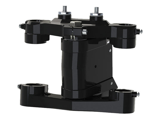 8 Degree Triple Tree Kit - Black. Fits Road Glide 2015-2023 with 26in. Front Wheel Upgrade. - Hawg Halters