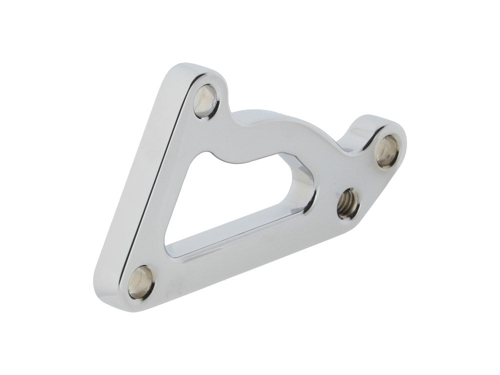 Left Hand or Right Hand Front Caliper Mount - Chrome. Fits FX & Sportster 1978-1983 Models with Narrow Glide Front End. - Hawg Halters