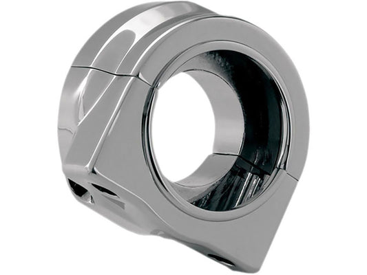 Dual Push In Cable Throttle Housing - Chrome. Fits 1996up Style Cables. - Hawg Halters