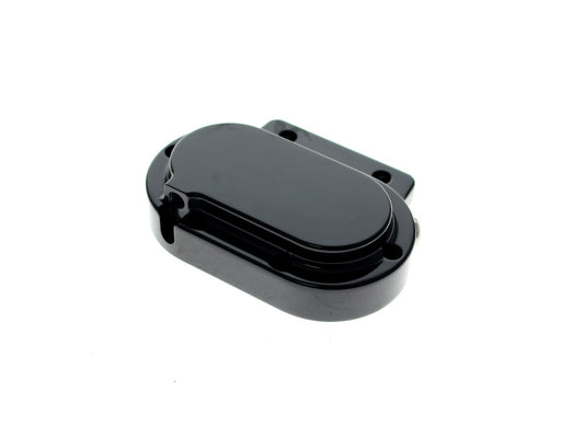 Smooth Hydraulic Clutch Cover - Black. Fits Fits 5Spd Big Twin 1987-2006 - Hawg Halters