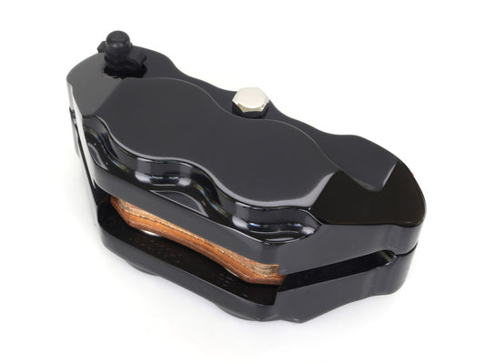 4 Piston Left Hand Rear Driveside Caliper - Black - Hawg Halters