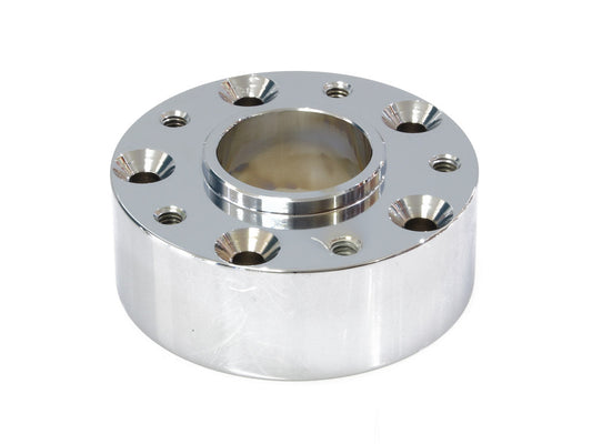 Disc Rotor Spacer - Chrome. Fits 39mm 1984-1999 Wide Glide Conversions. - Hawg Halters