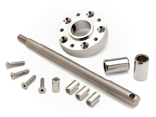 Wide Glide Conversion Hardware Kit - Chrome. Fits Dyna 2008-2011. - Hawg Halters