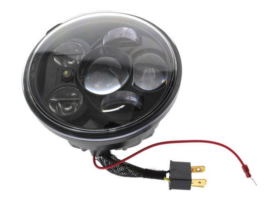 5-3/4in. LED HeadLight Insert with Parker - Black. Fits Most H-D with 5-3/4in. Headlight. Will not fit M8 Softail models. - Hoglights
