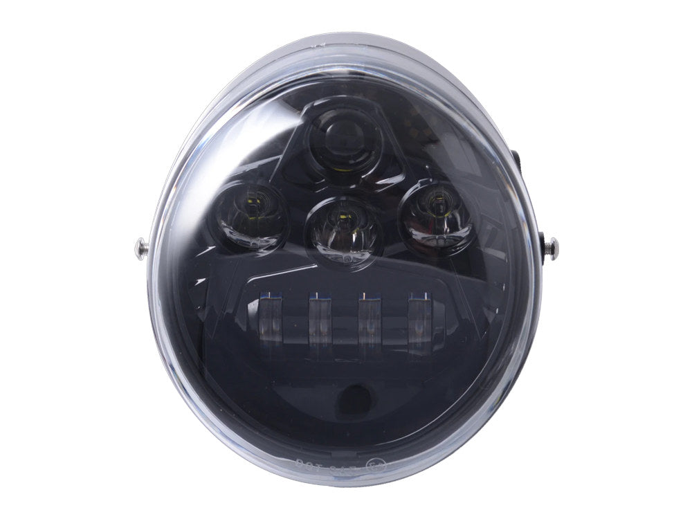 5-3/4in. LED HeadLight Insert with DRL - Black. Fits Night Rod Special 2012-2017 & Muscle 2009-2017. - Hoglights