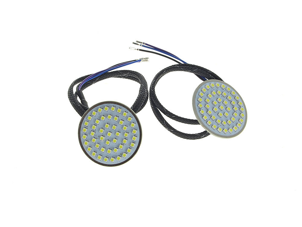 LED DRL Front Turn Signal Inserts. Amber Turn, White Run. Fits Road Glide 2015up. - Hoglights