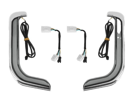 FusionFX Lower Fairing LED Lights - Black. Fits Touring 1998-2013 with Lower Fairing - Hoglights