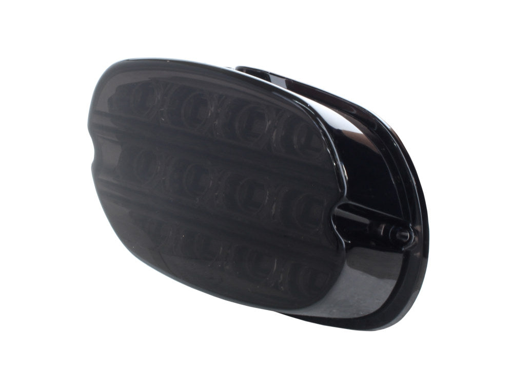 Low Profile LED Taililight with Smoke Lens. Fits Most 1999up Models - Hoglights