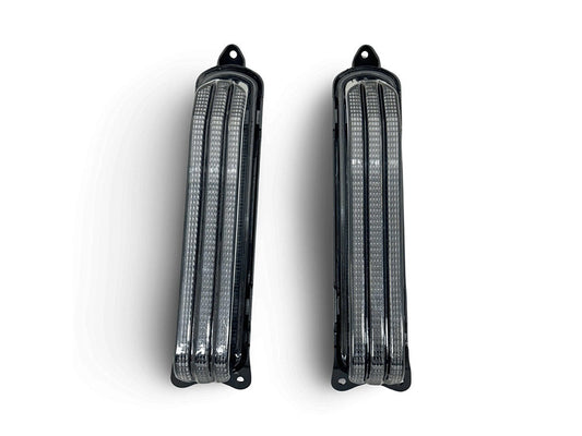 LED CVO Taillight Panels - Red Run/Brake, Amber Turn, Smoke Lenses. Fits CVO Touring 2014up. - Hoglights