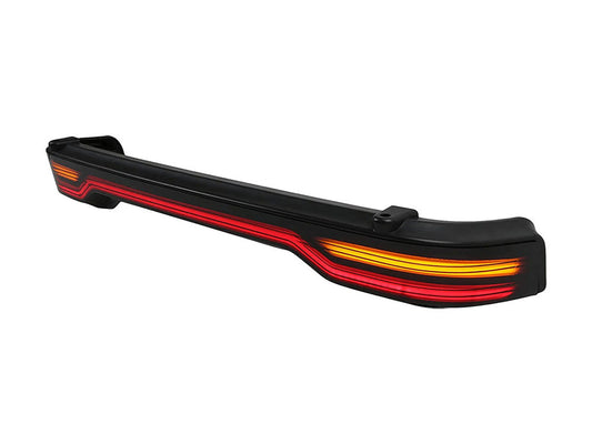 Tour Pak Light Bar - Amber Turn, Red Run/Brake, Black Housing, Smoke Lens. Fits Touring 2014up. - Hoglights