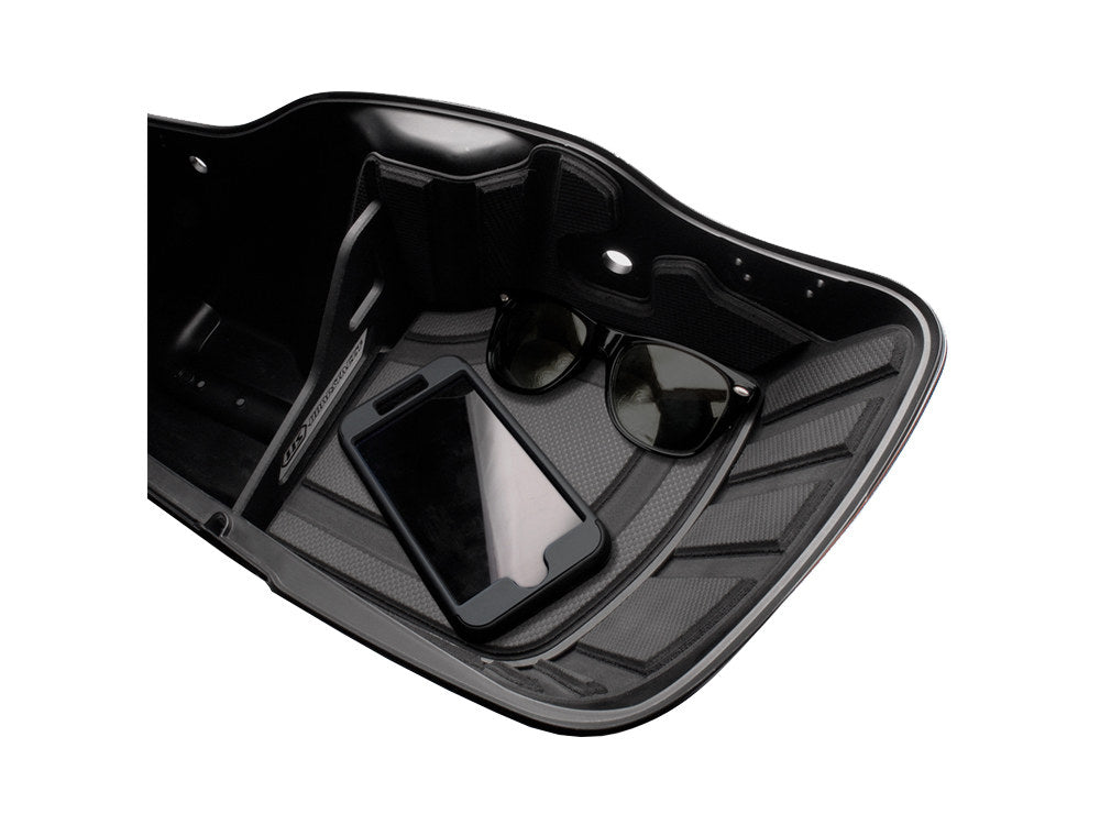 Ryt-There Saddle Bag Shelf - Charcoal. Fits Touring 2014up Left & Right Bags. - Hard Street