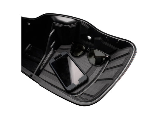 Ryt-There Saddle Bag Shelf - Charcoal. Fits Touring 2014up Left & Right Bags. - Hard Street