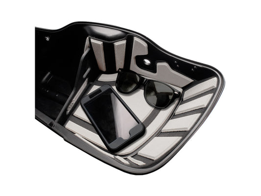 Ryt-There Saddle Bag Shelf - Grey. Fits Touring 2014up Left & Right Bags. - Hard Street