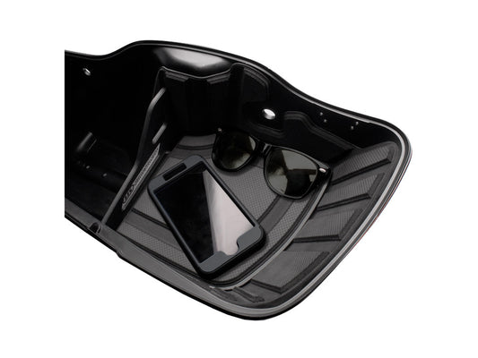 Ryt-There Saddle Bag Shelf - Charcoal. Fits Touring 2005-2013 Left & Right Bags. - Hard Street