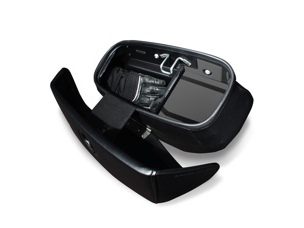 Ryt-There Saddle Bag Shelf - Charcoal. Fits Heritage Softail 2018up Left & Right Bags. - Hard Street