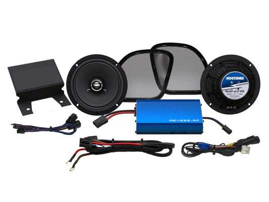 Hogtunes G4, 225 Watt Amp x 2 Speaker Kit. Fits Road Glide 2015-2023 - Hog Tunes Audio