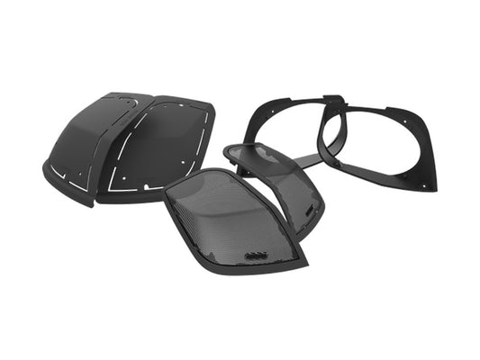 Saddlebag Lid Retro 6x9's Cut In Kit. Fits Touring 2014-2023 - Hog Tunes Audio