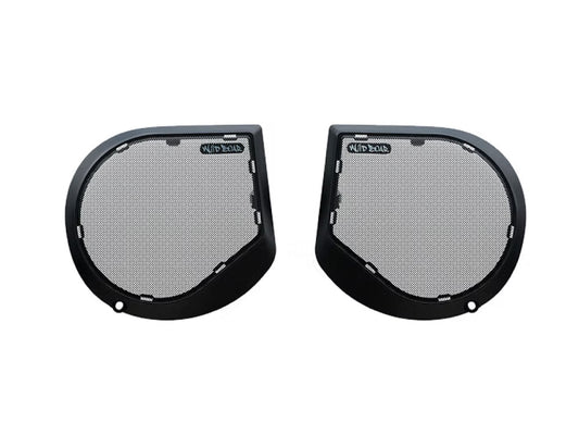 Upgraded Metal Mesh Speaker Grills - Black. Fits Street Glide 2024up - Hog Tunes Audio