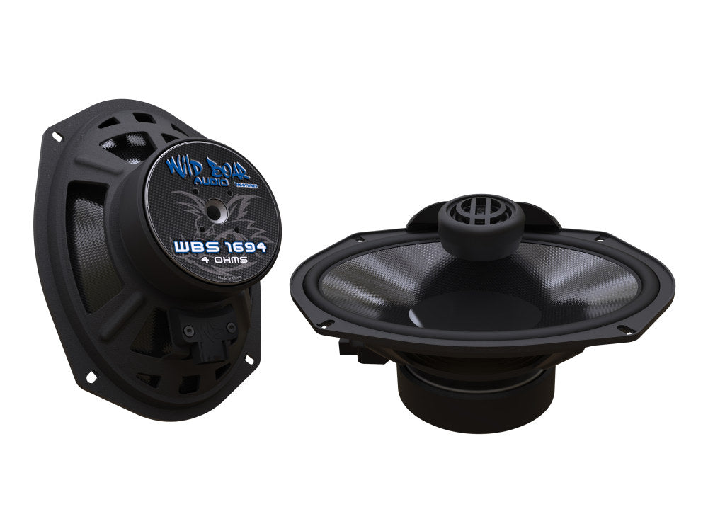 Wild Boar, 6x9in. Rear Speakers. Fits Touring 2014-2023 with Hog Tunes Saddlebag Lids. - Hog Tunes Audio