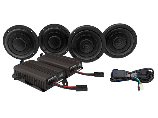 Wild Boar, 600 Watt Amp x 4 Speaker Kit. Fits Limited Ultra Classic, Ultra Classic & Tri Glide Ultra 2014-2023 - Hog Tunes Audio