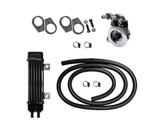 6-Row Vertical Slimline Oil Cooler Kit. Fits Sportster 1986-2021 - Jagg Oil Coolers