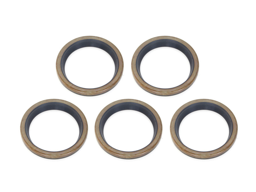 Transmission Main Drive Gear End Seal - Pack of 5. Fits 4Spd Big Twin 1966-1986. - James Gaskets Inc