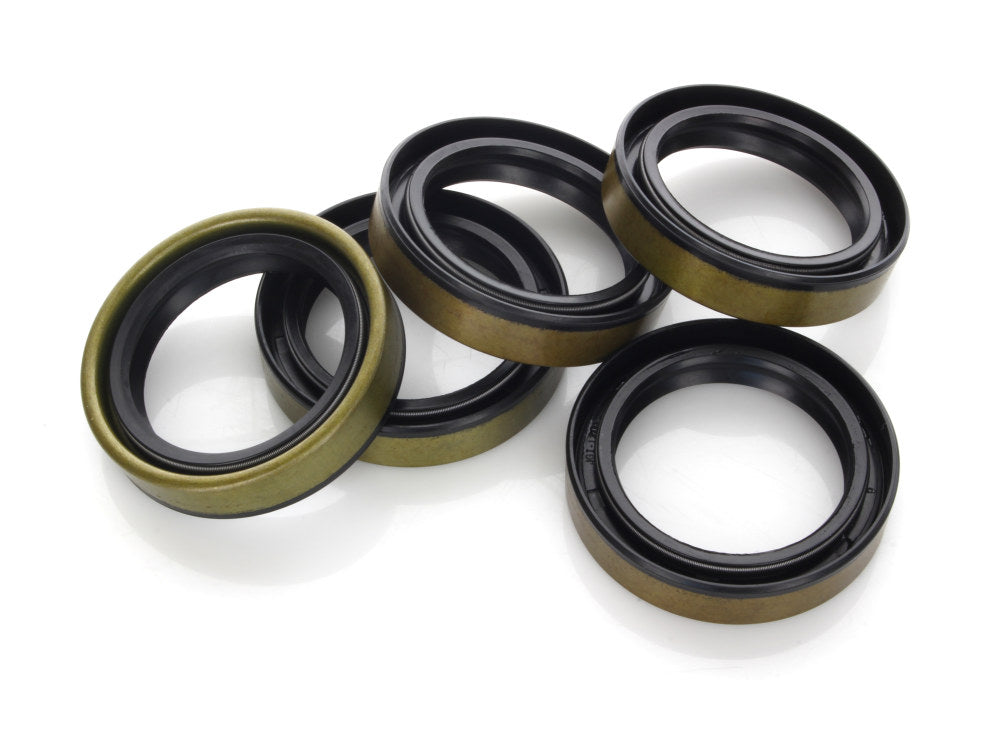 Engine Sprocket Shaft Seal - Pack of 5. Fits Twin Cam 1999-2017 & Sportster 2004-2021 - James Gaskets Inc