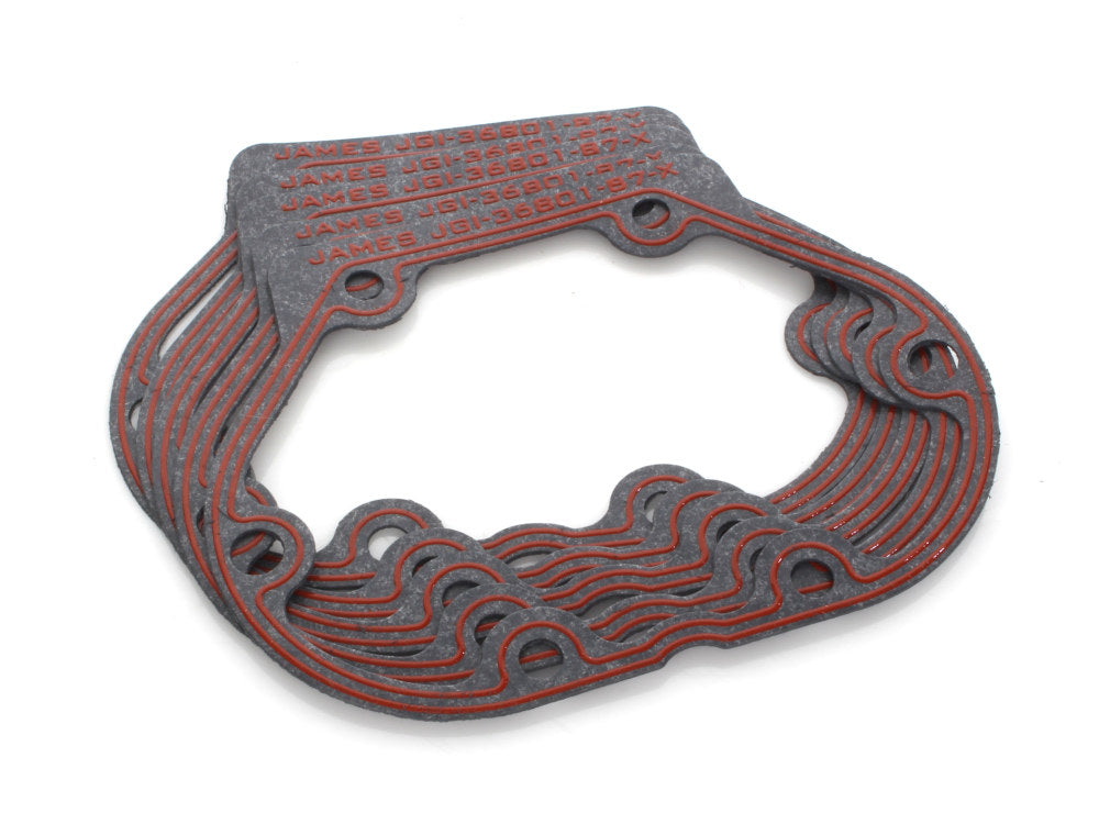 Clutch Release Cover Gasket - Pack of 5. Fits 5Spd Big Twin 1987-2006. - James Gaskets Inc
