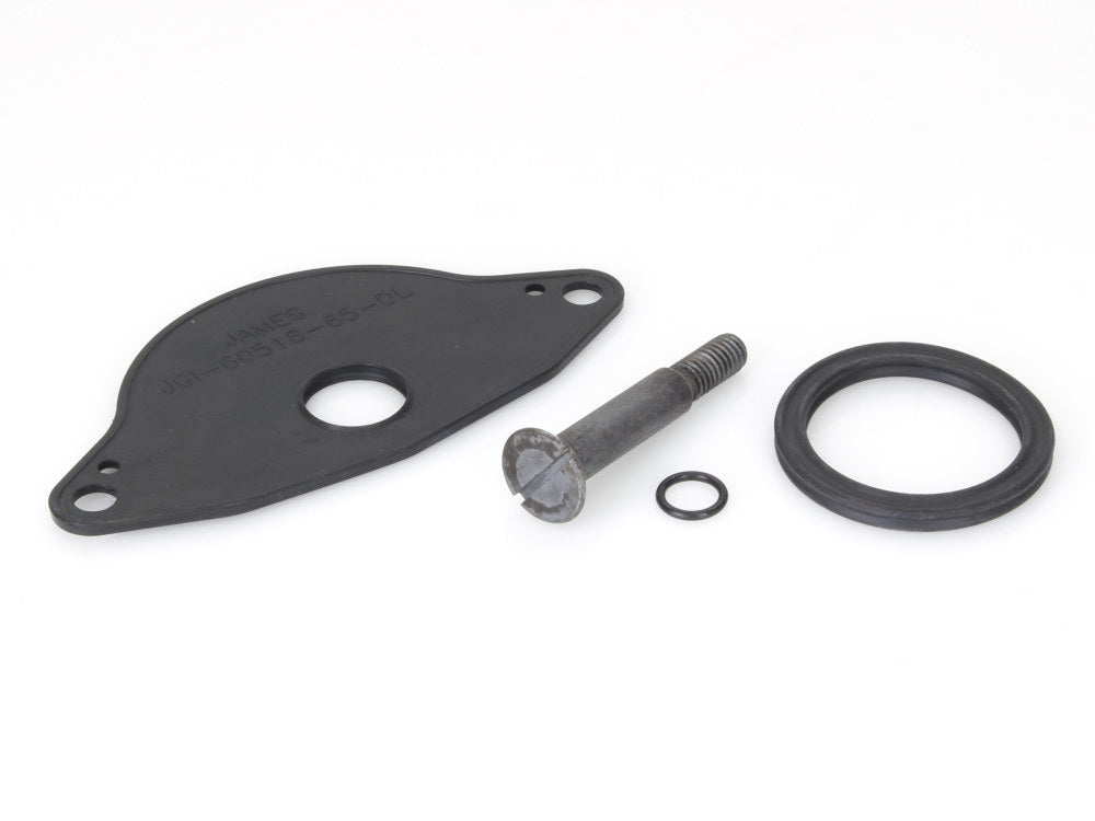 Starter Housing Gasket & Seal Kit with Pivot Screw. Fits 4Spd Big Twin 1965-1985 with OEM Chain Primary & Final Drive. - James Gaskets Inc