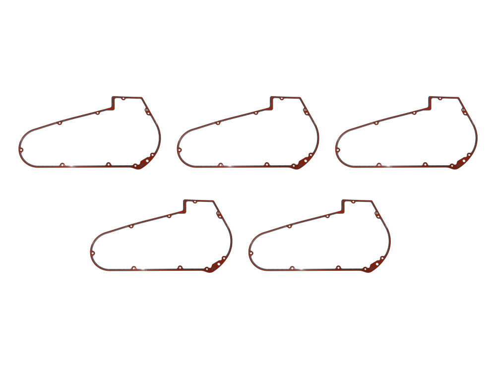 Primary Cover Gasket - Pack of 5. Fits 4Spd Big Twin 1965-1986 & Softail 1984-1988. - James Gaskets Inc