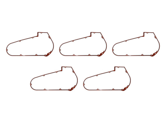 Primary Cover Gasket - Pack of 5. Fits 4Spd Big Twin 1965-1986 & Softail 1984-1988. - James Gaskets Inc