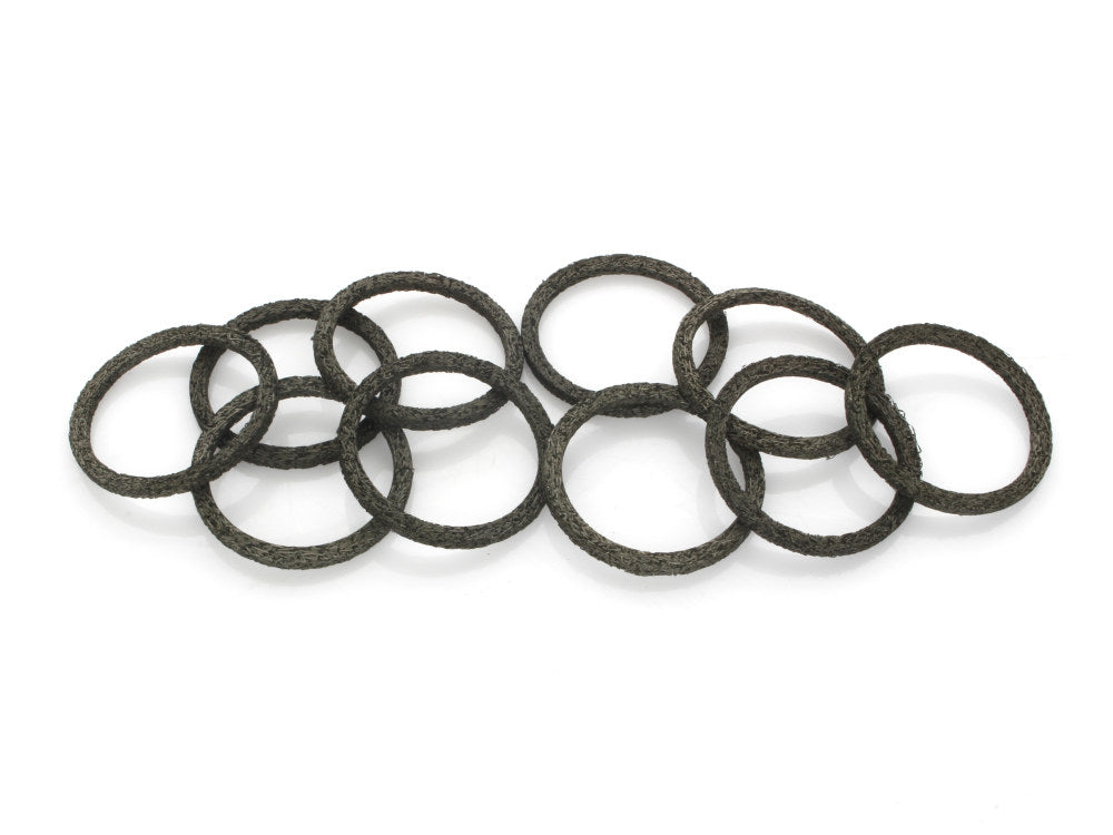 Race/Screamin Eagle Style Exhaust Gaskets - Pack of 10. Fits Big Twin 1984up & Sportster 1986-2021. - James Gaskets Inc