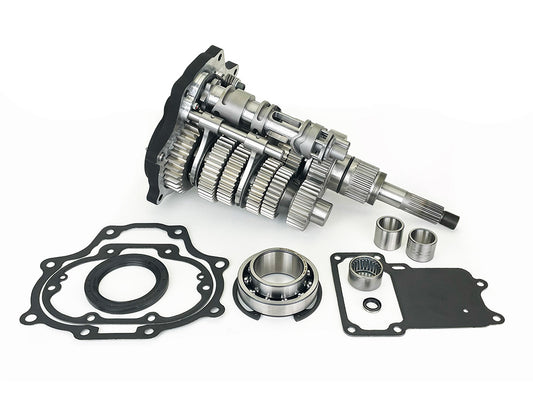 Fat 6Spd Super Gear Transmission Cassette - Black Trapdoor. Fits Softail 2007-2017, Dyna 2006-2017 & Touring 2007-2016 - Jims