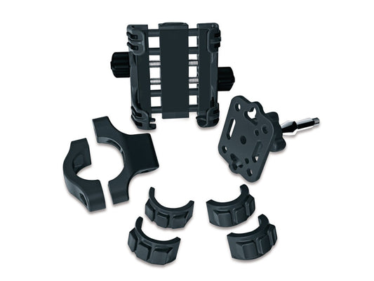 Bar Mount Tech-Connect Device Mounting System. Fits 7/8in. to 1-1/4in. Bar - Kuryakyn