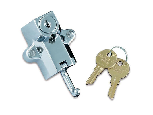 Universal Helmet Lock - Chrome. Fits 1-1/4in. to 1-1/2in. Tube. - Kuryakyn
