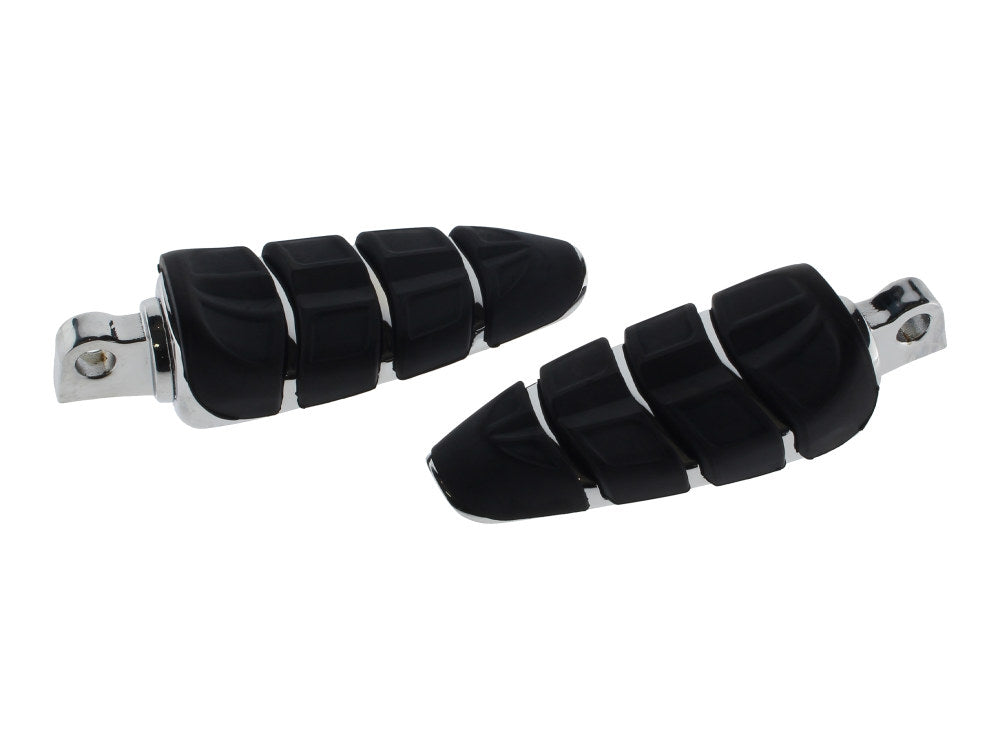 Kinetic Footpegs with Male Mounts - Chrome. - Kuryakyn