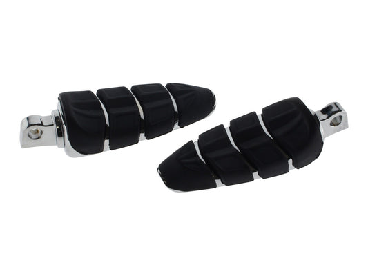 Kinetic Footpegs with Male Mounts - Chrome. - Kuryakyn