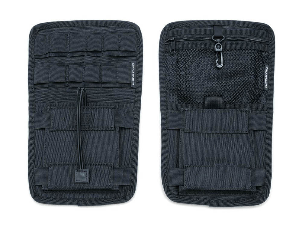 Internal Saddlebag Organizer - Black. Fits Touring with OEM Hard Saddlebags. - Kuryakyn