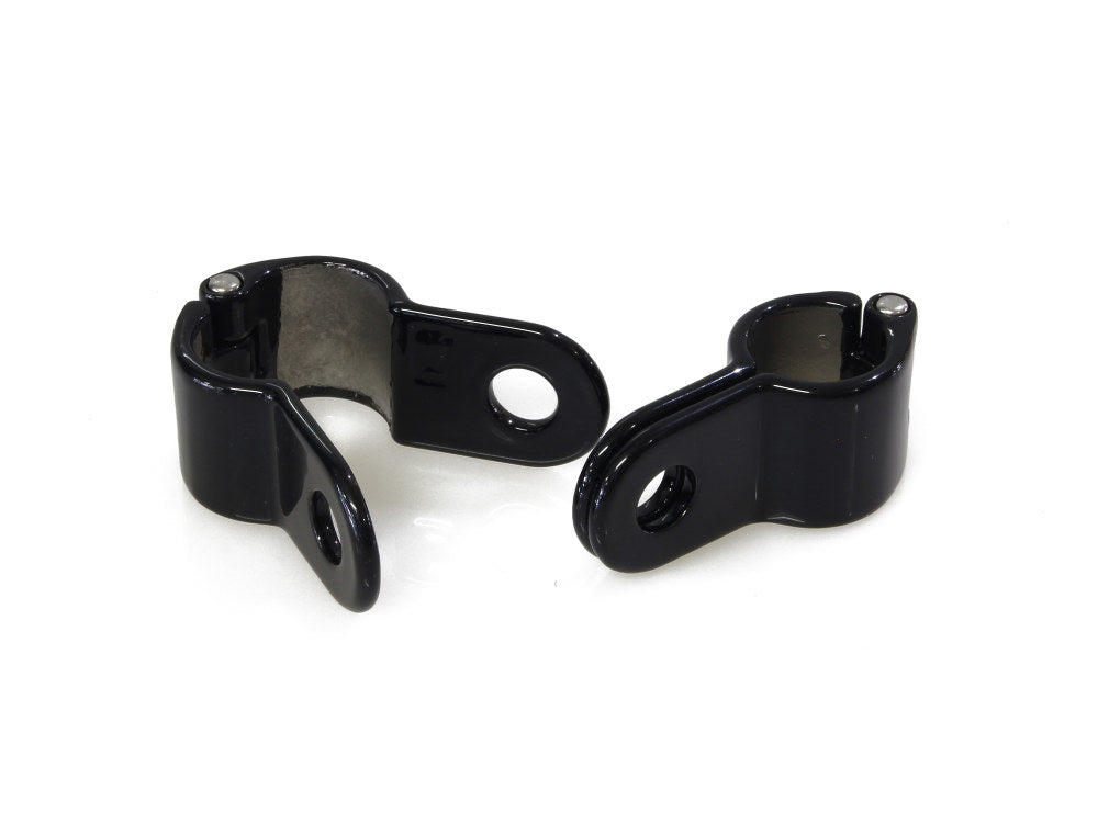 Magnum Quick Clamps - Gloss Black. Fits 1in. Tube. - Kuryakyn