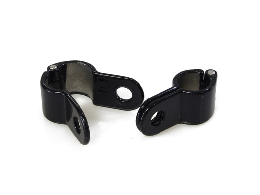 Magnum Quick Clamps - Gloss Black. Fits 1in. Tube. - Kuryakyn