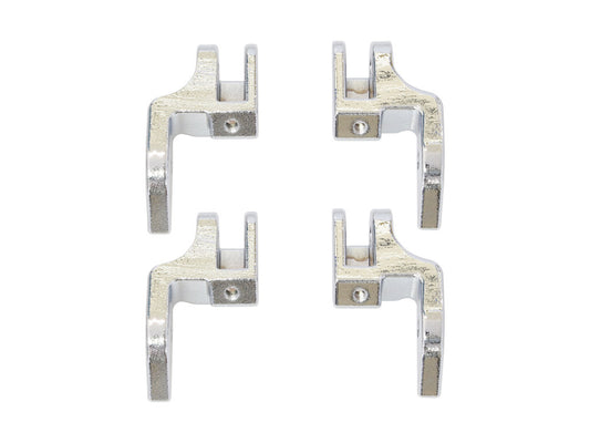 Front Floorboard Relocation Brackets - Chrome. Fits FL Softail 2000-2017. - Kuryakyn
